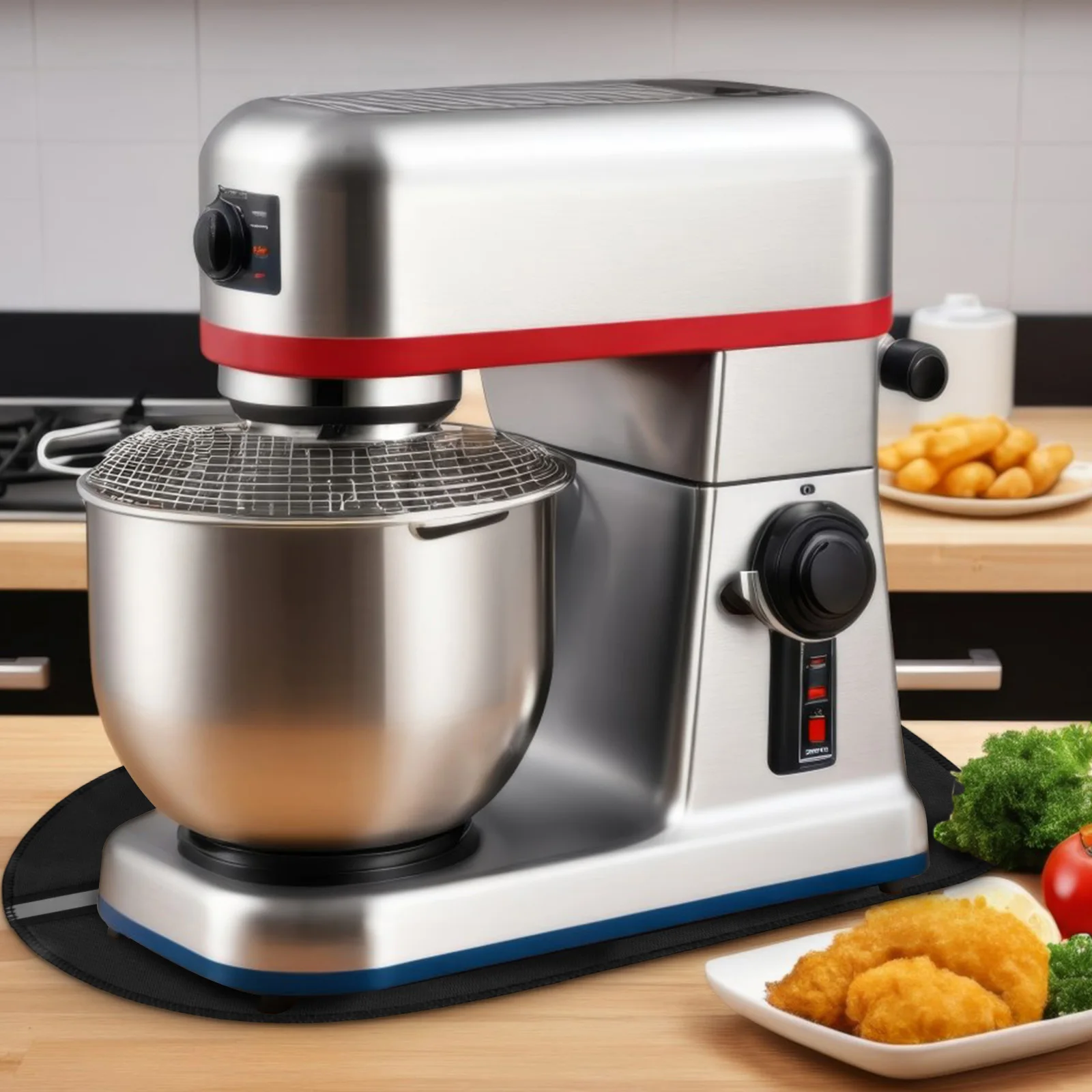 

Kitchen Organization Mixer Mover Kitchen Appliance Mat Easy To Clean Pad Furniture 38*22cm Effortless Mobility