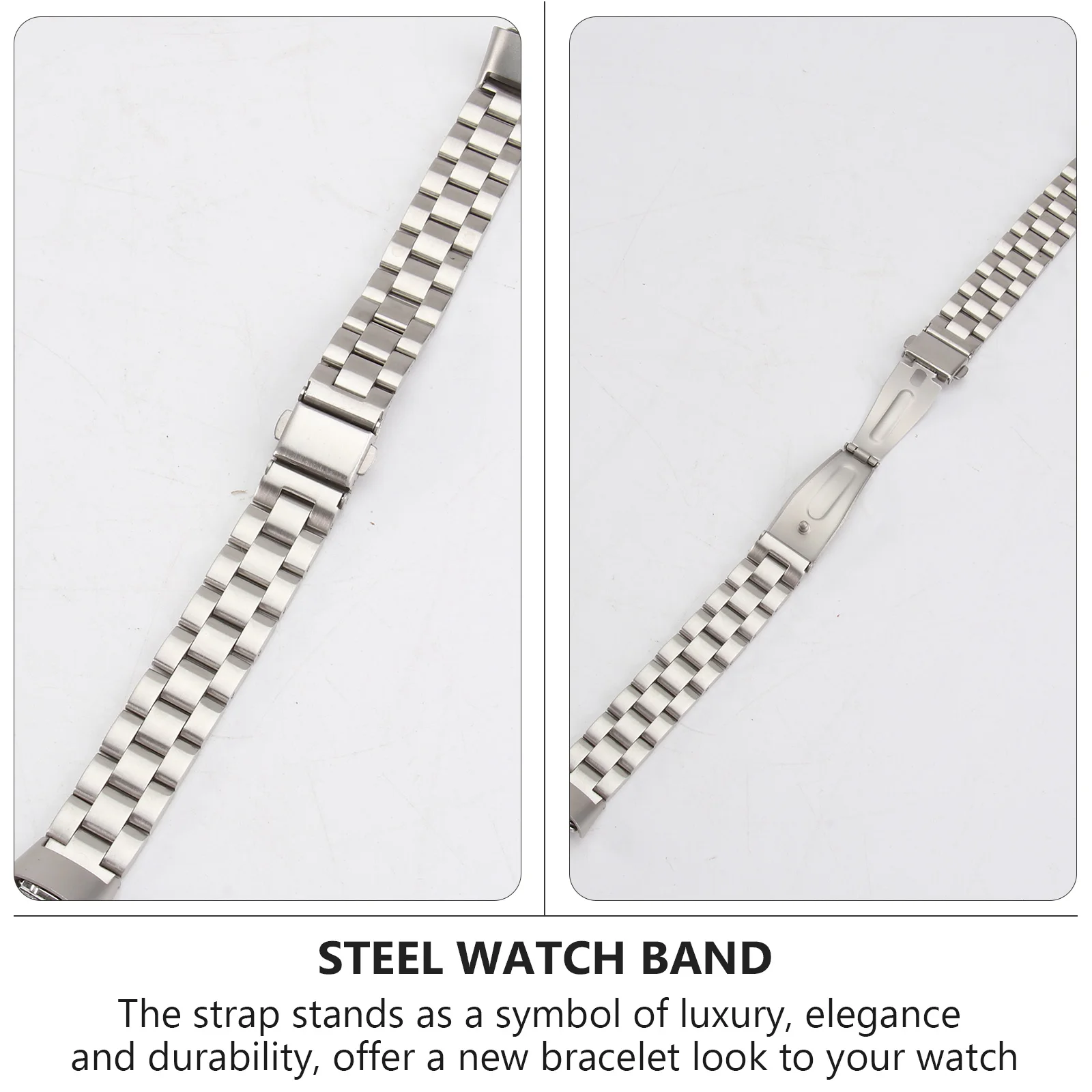 

Stainless Steel Watch B Replacement Strap for Fit r370 Silver Easy Adjust Durable Comfort Fits Daily Style
