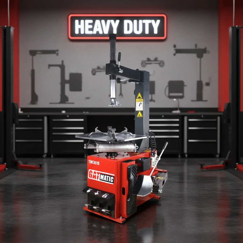 TWC851S Heavy Duty Automatic Tire Changer Machine CE Certified 18-Month Warranty For Car SUV Light Truck Workshop