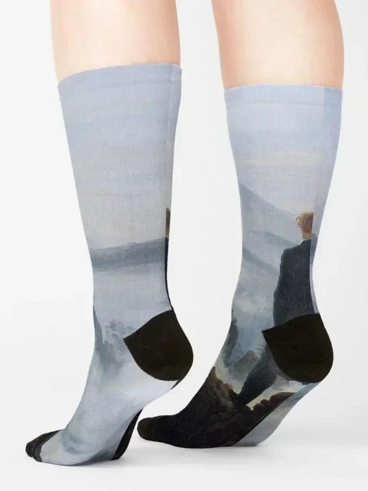 Wanderer Above the Sea of Fog - Caspar David Friedrich - 1818 Socks Running new in's gifts basketball Girl'S Socks Men's