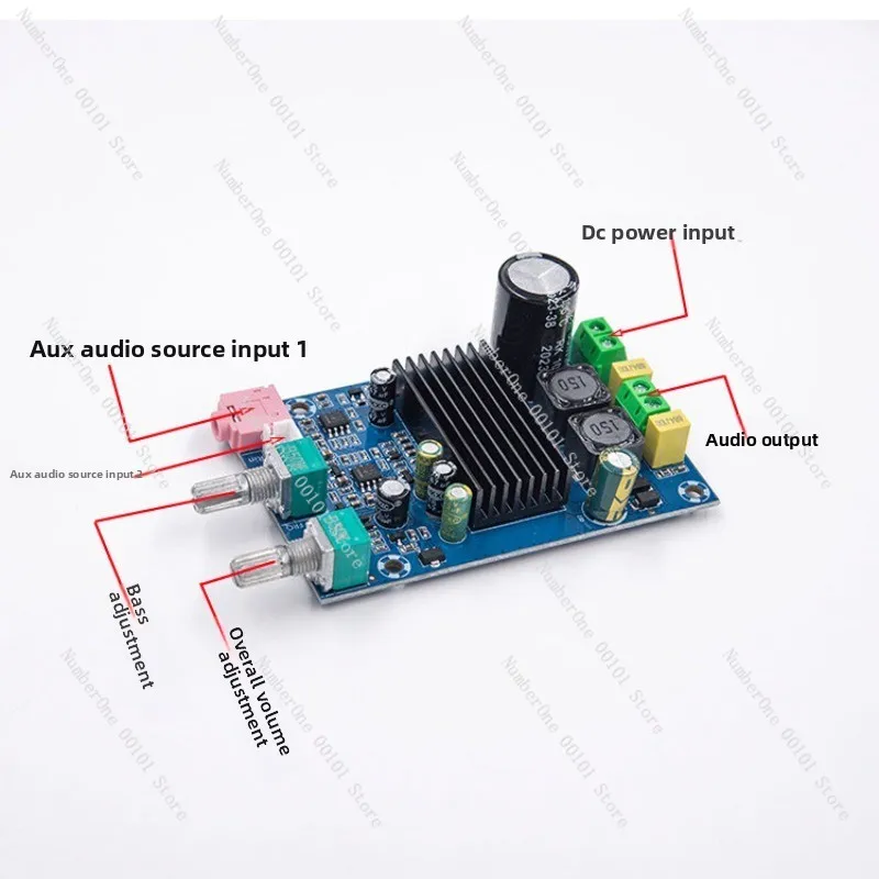 Super Bass Mono Amplifier Board TPA3116 Subwoofer Digital Amplifier Board A008