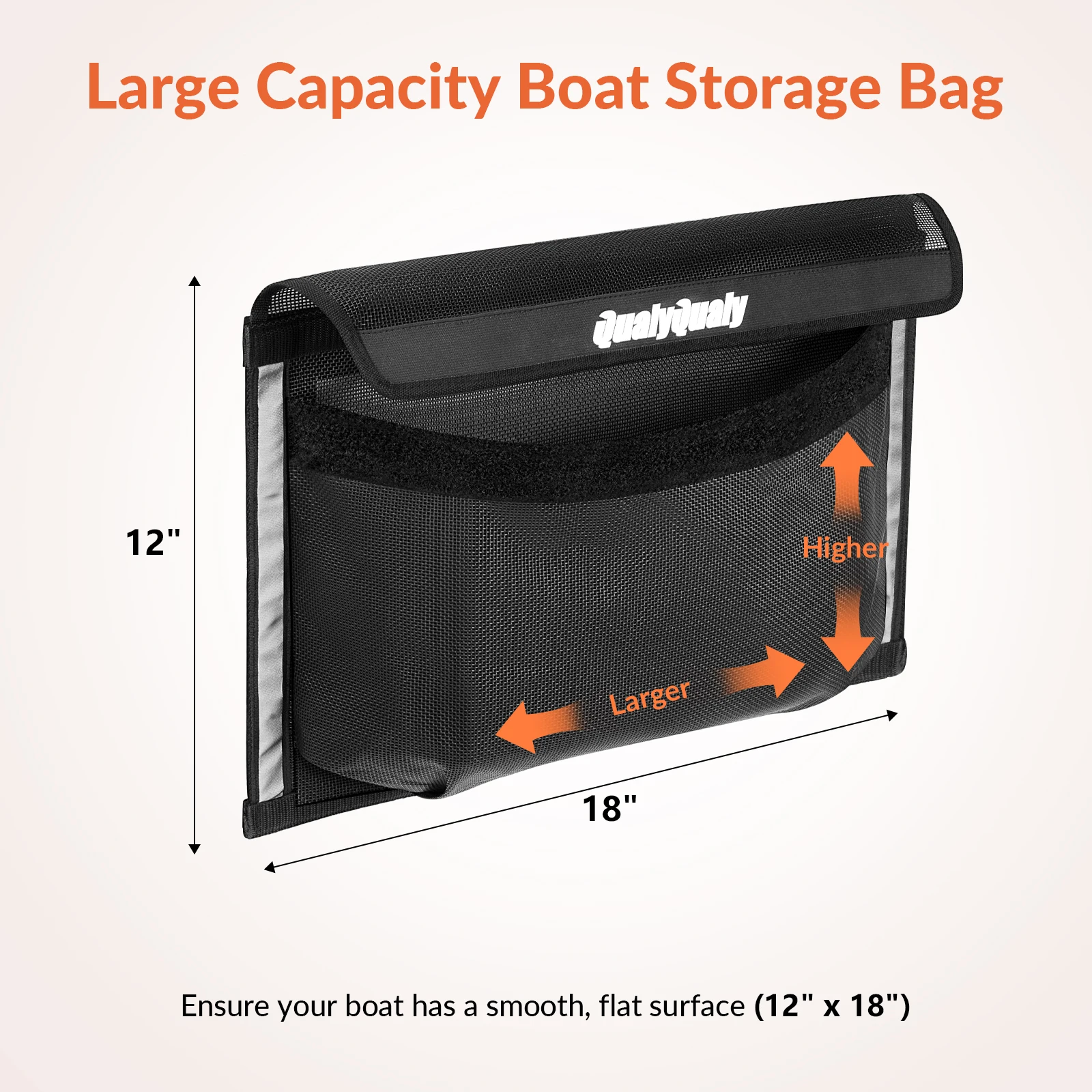 Bolsa de Almacenamiento Grande para Barcos, Organizador de Barcos Autoadhesivo Resistente para Accesorios de Pesca, Bolsas de Almacenamiento de Herramientas Marinas Portátiles e Impermeables