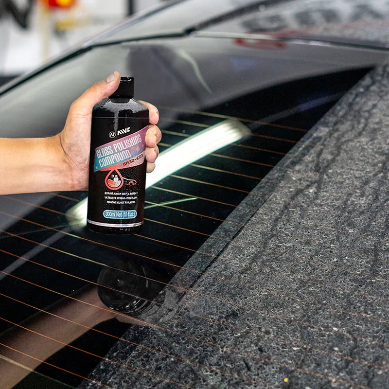 Car Glass Oil Film Cleaner Remover Glass Polishing Compound Windshield Polisher Stain Removal Shiny Car Stuff Auto Detailing