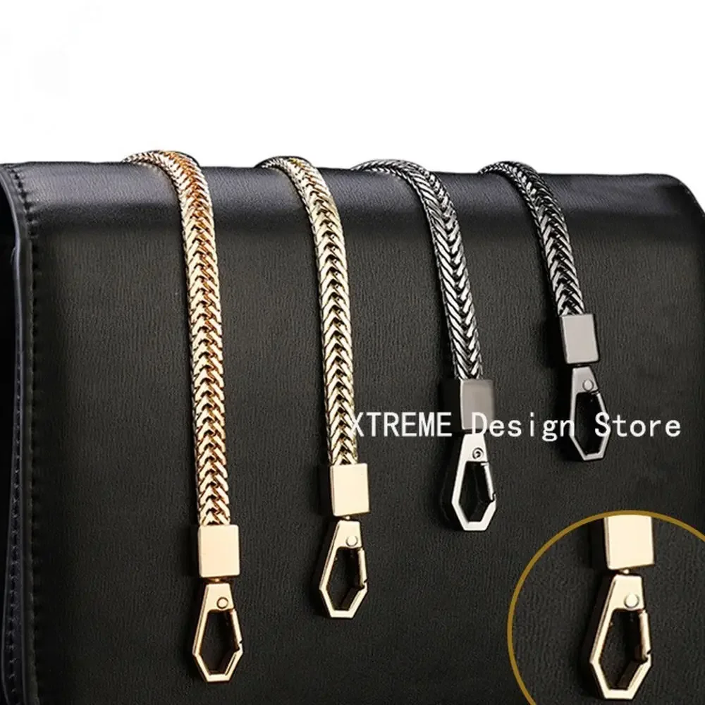 60/100/120cm Metal Bag Chain DIY Bag Strap 6mm Replacement Purse Chain Shoulder Bag Straps Small Handbag Purse Handle Chains