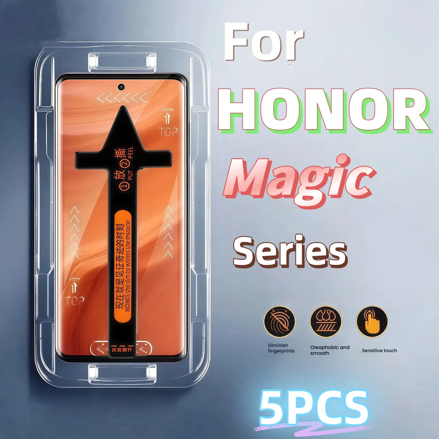 5Pcs Hd Tempered Gl…