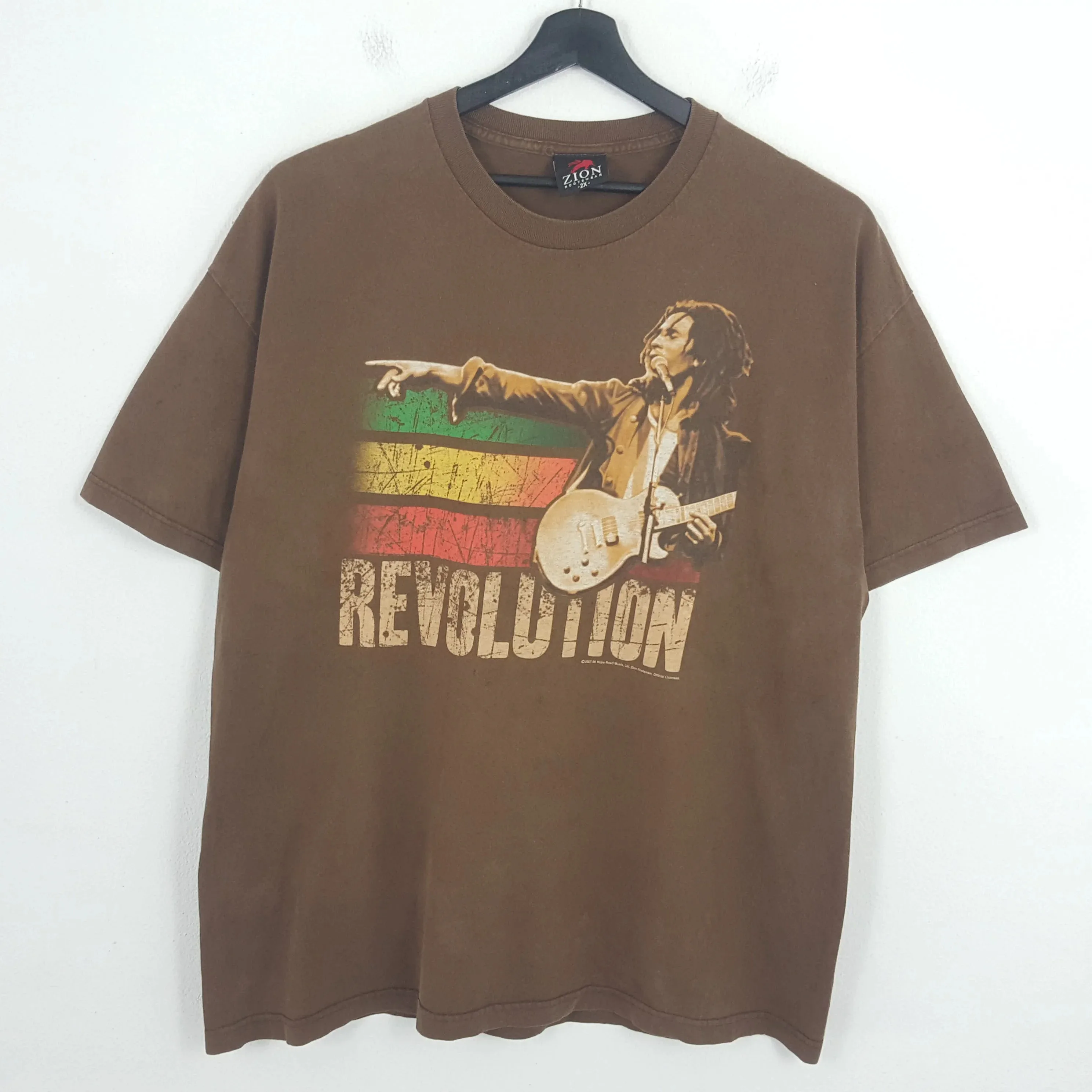 BOB MARLEY REVOLUTION Jamaica Singer T-Shirt