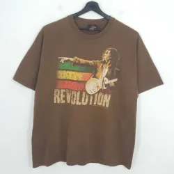 Camiseta del cantante de Jamaica BOB MARLEY REVOLUTION