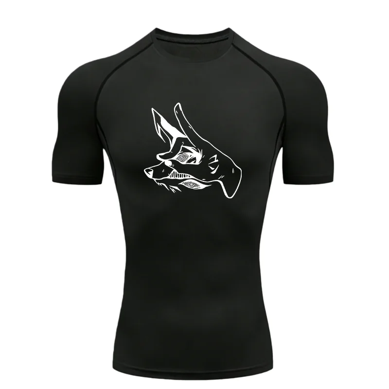 

Мужская спортивная футболка Fox Head 2026, компрессионная футболка для тренировок и фитнеса с короткими рукавами, рашгард для мужчин, спортивные футболки, футболка для тренировок