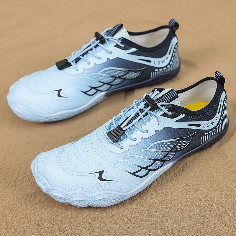 Men's Casual Sports Shoes, Men's Water Shoes, Beach Shoes, Quick-Drying Barefoot Hiking Shoes, Swimming Water Shoes, Snorkeling Shoes, Suitable for Beach Vacations, Camping, Beach Parties, Gym Workouts, Breathable Lightweight Training Shoes, Unisex, Suitable for All Seasons