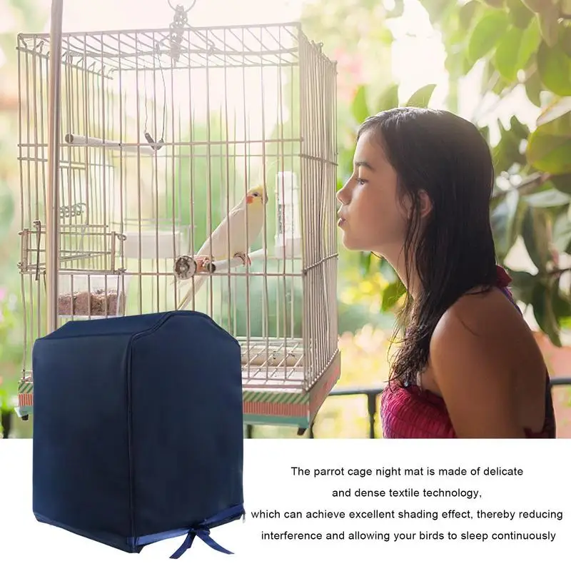 Large Bird Cage Cover Large Polyester Cover For Bird Cage Heat Resistant Waterproof Cover Supplies With Side Window For Birdcage