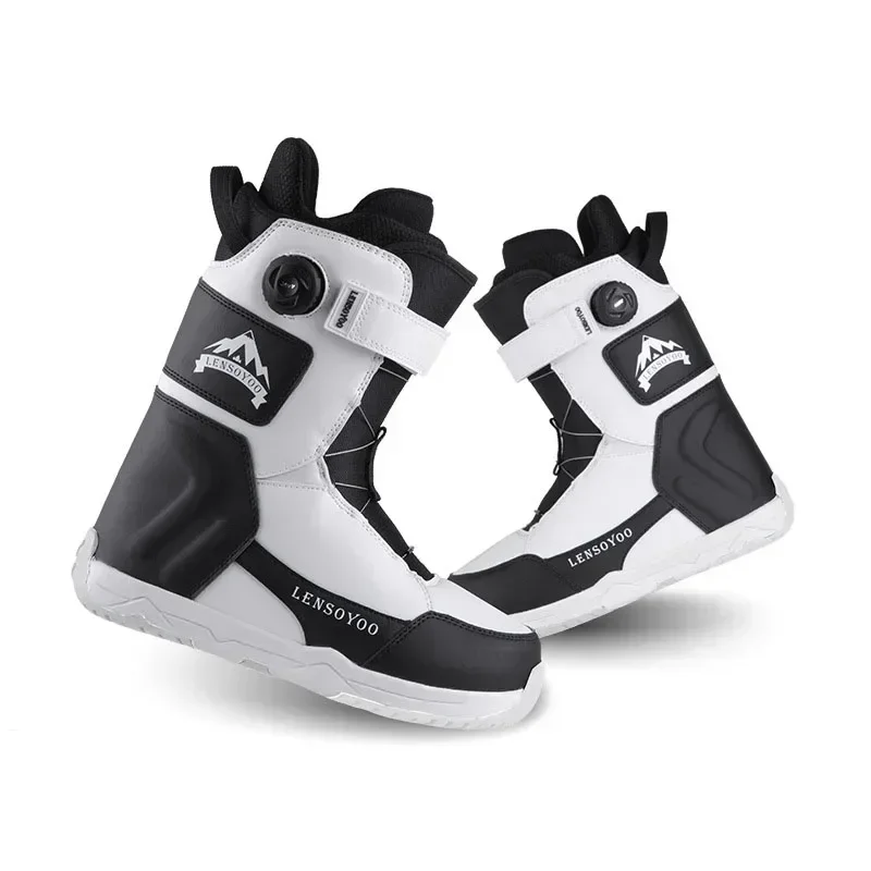 Winter New Ski Shoes Women Outdoor Sports Snowboarding Boots 2025 Men Warm Breathable Waterproof Cold Resistant Snow Shoes