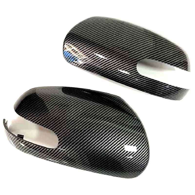 

Car Carbon Fiber ABS Side Rearview Mirror Cover Wing Mirror Shell Cap Housing for Kia Forte 2009-2012 87616-1M000EB