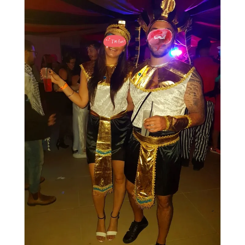 男性と女性のためのコスプレ衣装,ハロウィーン,クリスマス,新年,派手なパーティー,クーポン