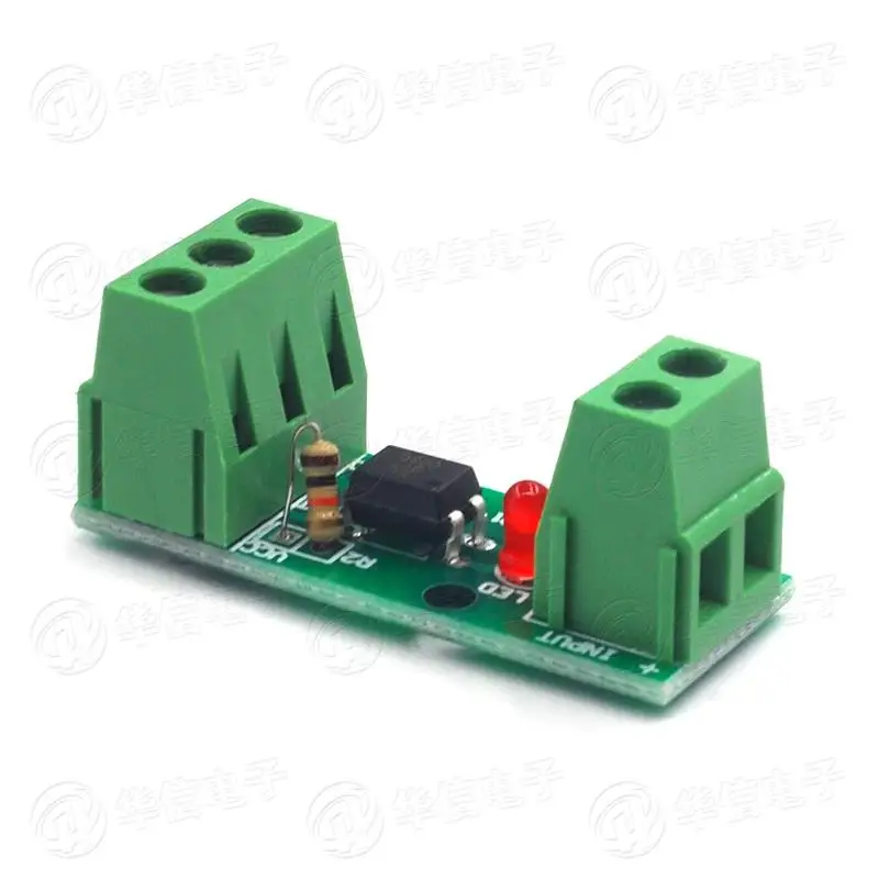 1 optocoupler isolation module/optoelectronic isolator/card guide rail bracket input 3-5 V/12 V/24 V