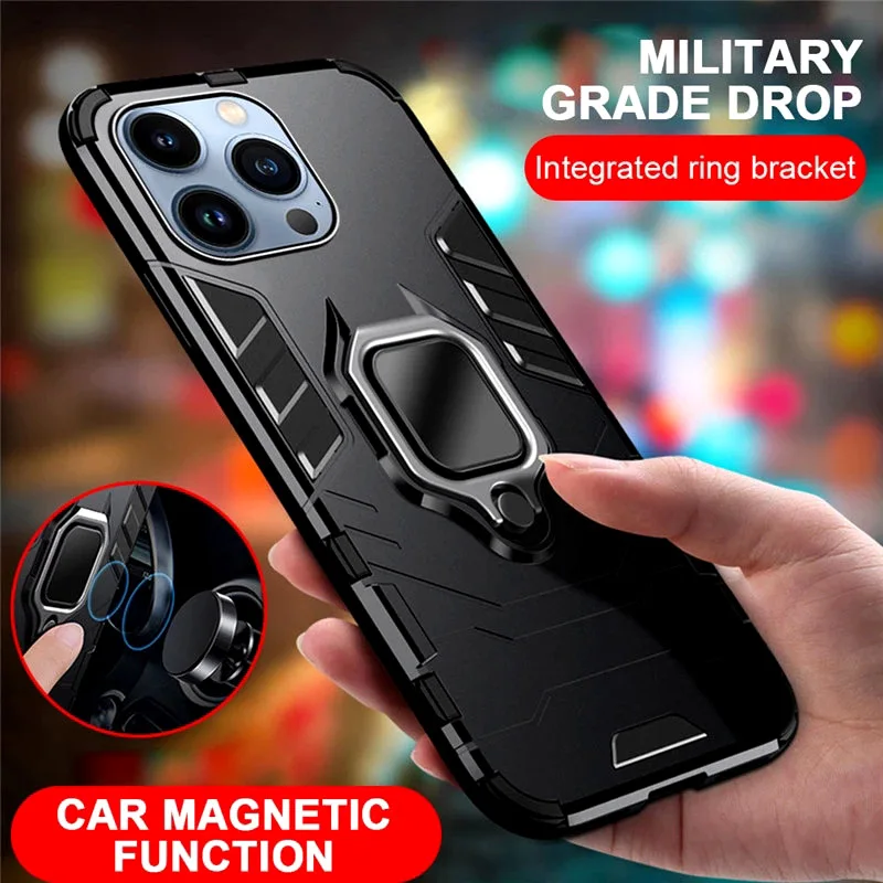 Na Iphone 15 Pro etui na pierścionek magnetyczny odporny na wstrząsy pokrowiec na Apple IPhone15 I telefon 15 Max Plus 5G Fundas etui ochronne