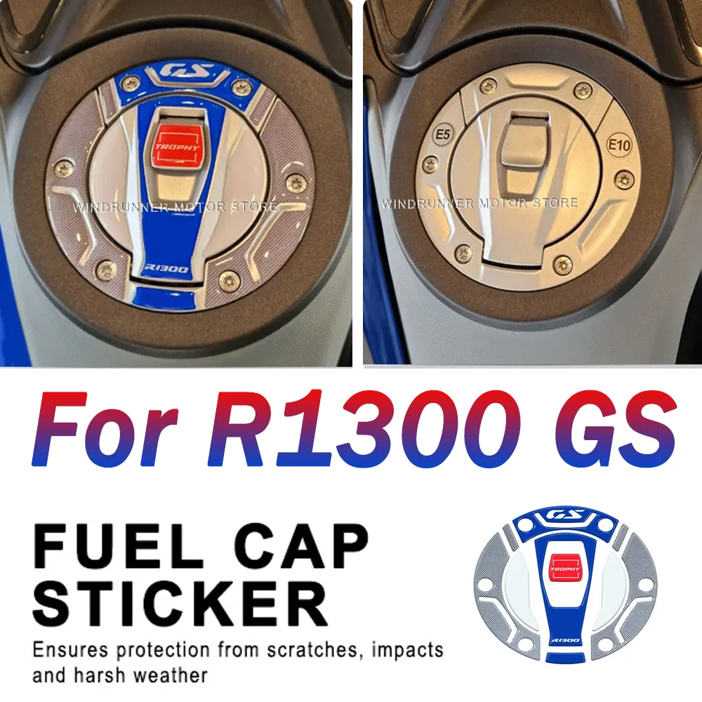 

For R1300GS R 1300 GS Trophy 2023 2024 Motorcycle 3D Epoxy Resin Sticker Fuel Cap Protection