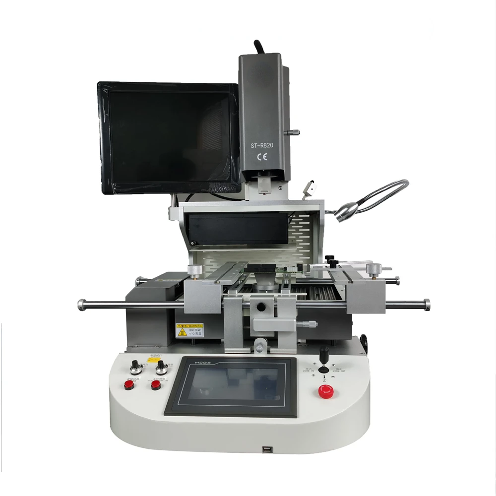 Silman BGA Rework Station For SMD IC Chips Soldering LED Digital Display Hot Air Tcon Board Phone Laptop Repair Machine ST-R820