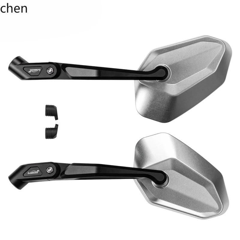 

ZML Radish Motorcycle Folding Rearview Mirror RM02 Ultra Wide Angle Reflector Aluminum Alloy Reversing Mirror