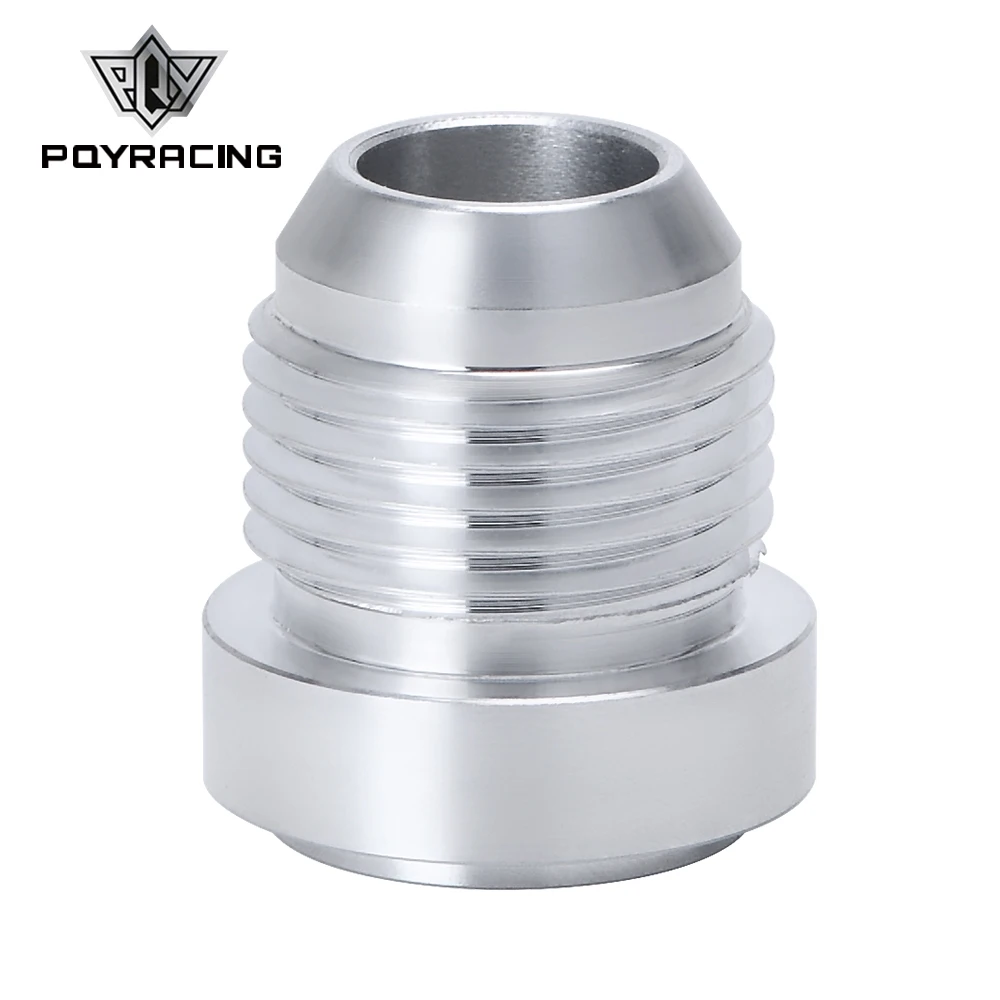 

Aluminum AN10-AN Straight Male Weld Fitting Adapter Weld Bung Nitrous Hose Fitting Silver PQY-SL617-7210