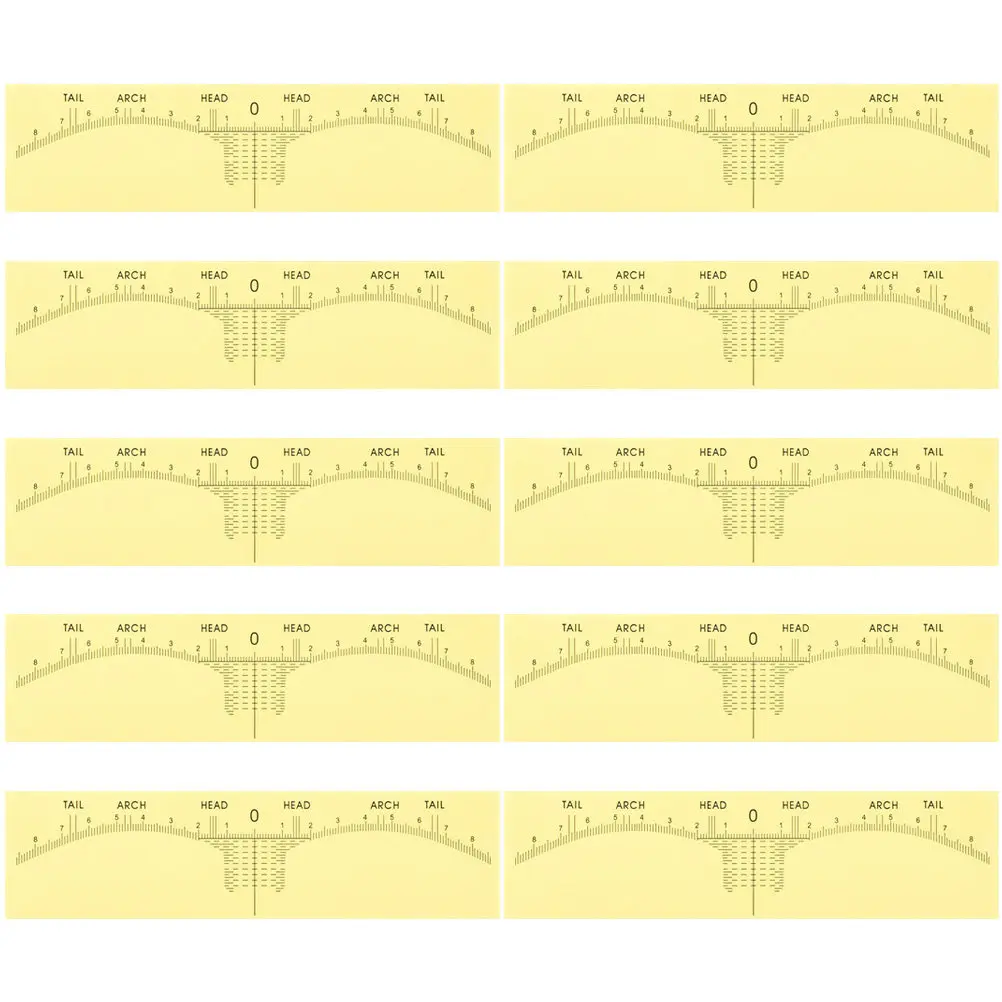 

100pcs Disposable Eyebrow Stencil Tools Measuring Eyebrow Line Professional Brow Shaping Kit For Women Makeup Ruler Set Tattoo