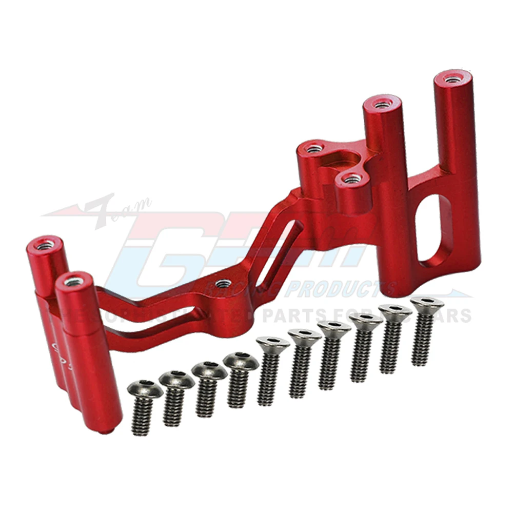 GPM Losi 1/6 Super Baja Rey 2.0, Super Rock Rey V2, pièces de mise à niveau, accessoire, métal, alliage d'aluminium, support de servo, siège de partenaires, LOS251059