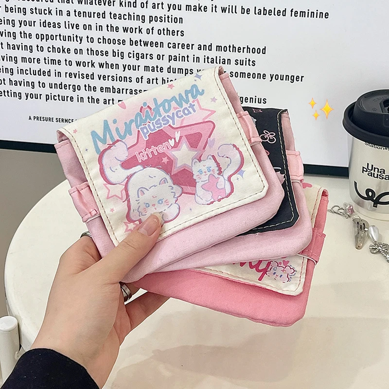 Portable Sanitary Napkin Storage Pouch with Mini Bag, Student Menstrual Pad Organizer for Hygiene Cotton, Easy-to-carry Design