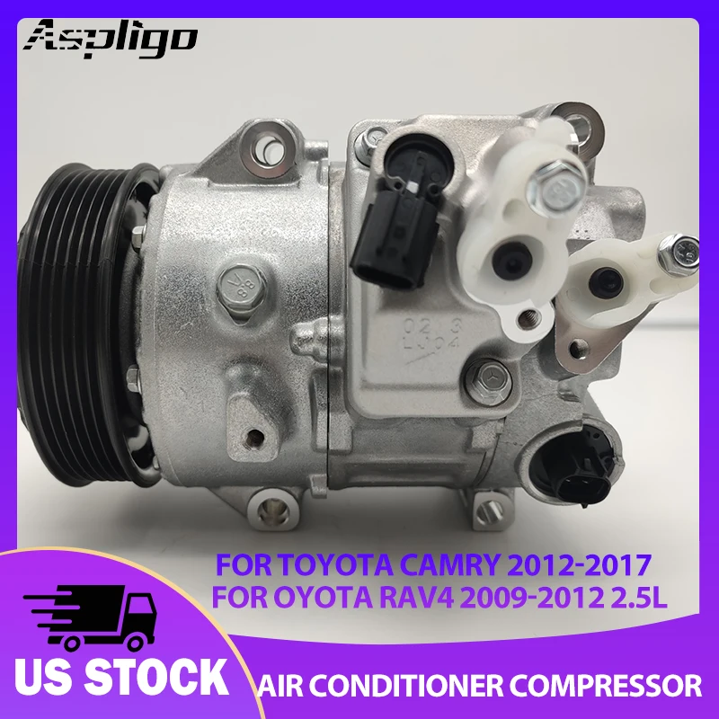 

Aspligo, внешний вид для TOYOTA CAMRY 2012-2017 /RAV4 2009-2012 2010 л 2011, воздушный Кондиционер, компрессор, 12 В