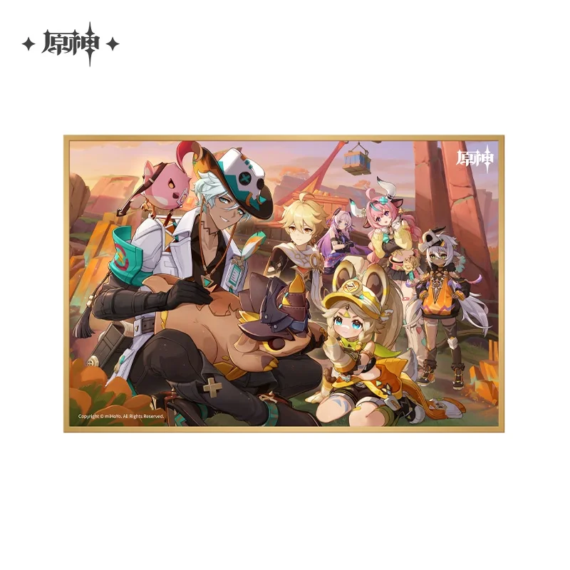 Sunsyea Genshin Impact Official Merch miHoYo Original Authentic Theme Series Colored Paper Venti Zhongli Raiden Shogun Nahida - Image 4