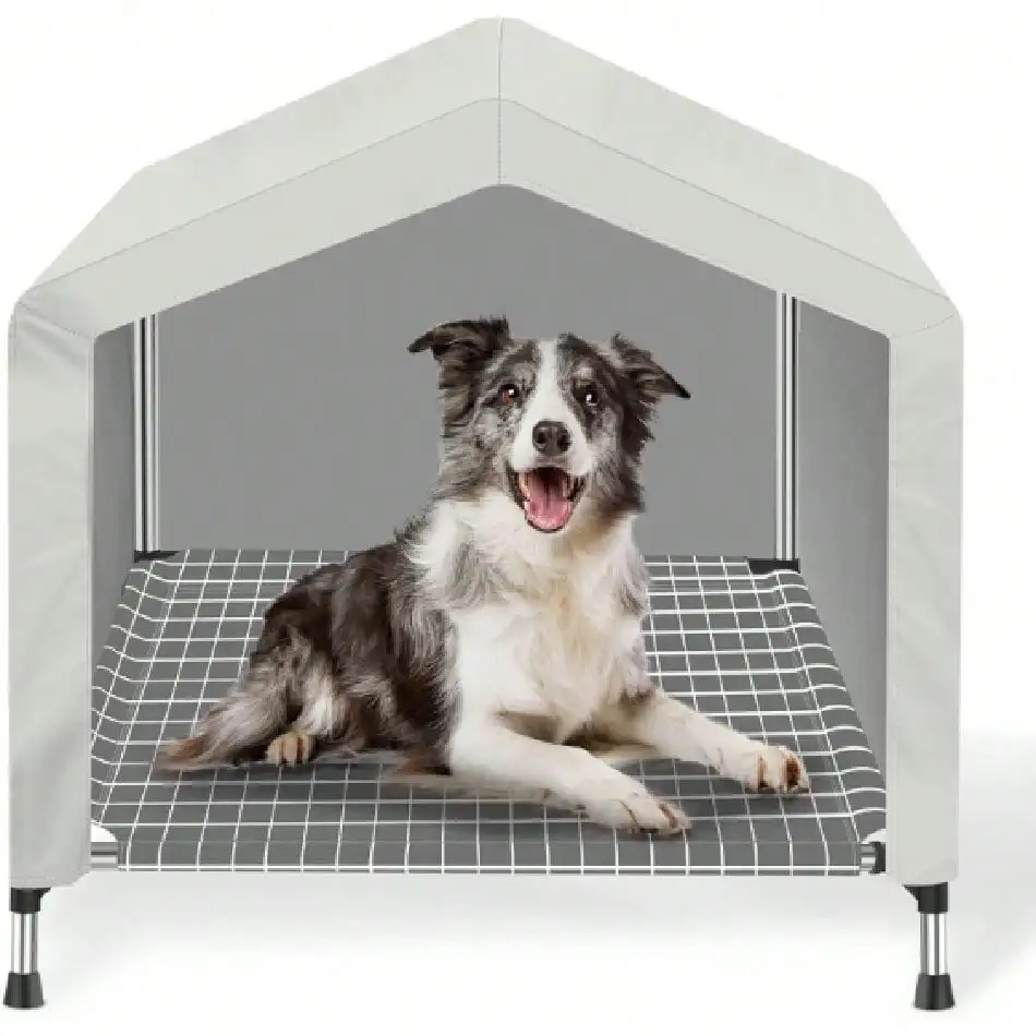 

Outdoor Medium Tent Dog House For Medium Dogs, Outdoor Dog Tent, Outside Sun Rain Canopy Pet House For Cats, R