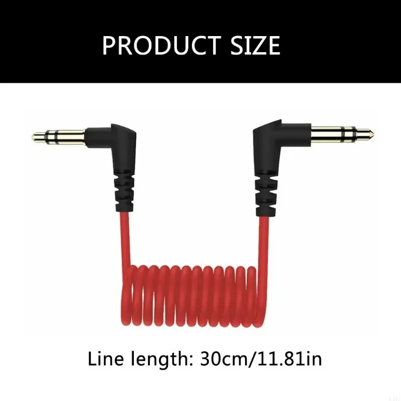 L41F Nhỏ gọn Dây Micrô USB C đến 3,5mm để kết nối dễ dàng với thiết bị ghi thiết bị động