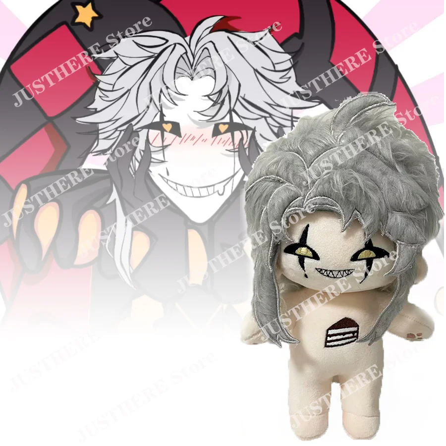 20cm The Freak Circus Plush Toys Pierrot Attributes Dress-up Stuffed Doll for Children Adults Collectible Game Plushie Gifts
