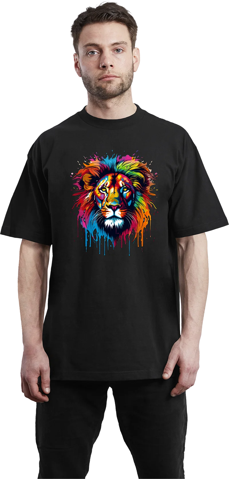 Animal Painted Tiger Dinosaur Iron Heat Transfer Clothing T-shirt DIY Hoodie Jacket Patch Waterproof DTF