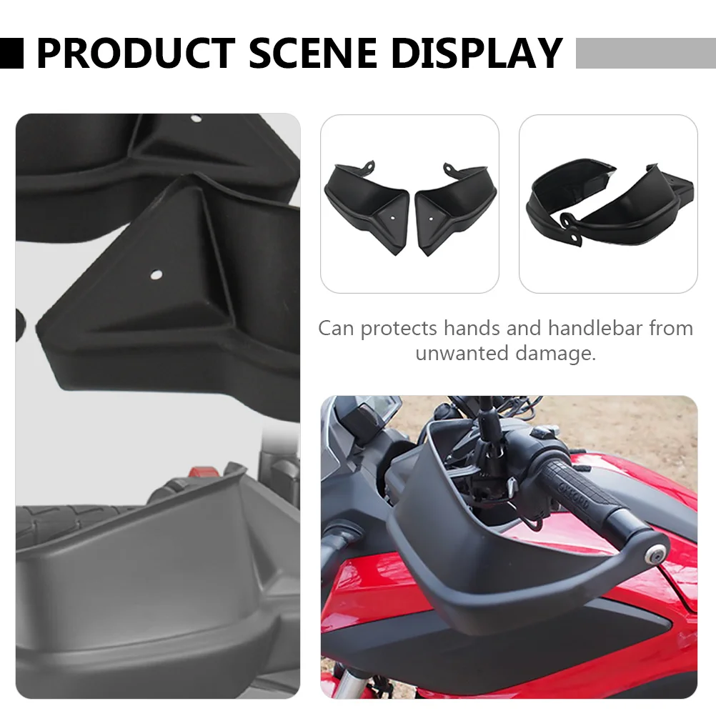 Мотоциклетная защита от ветра, прочная водонепроницаемая защита руля, легкий дизайн, простая установка, аксессуары для мотокросса Мотоциклетная защита от ветра, прочная водонепроницаемая защита руля, легкий дизайн, простая установка, аксессуары для мотокросса