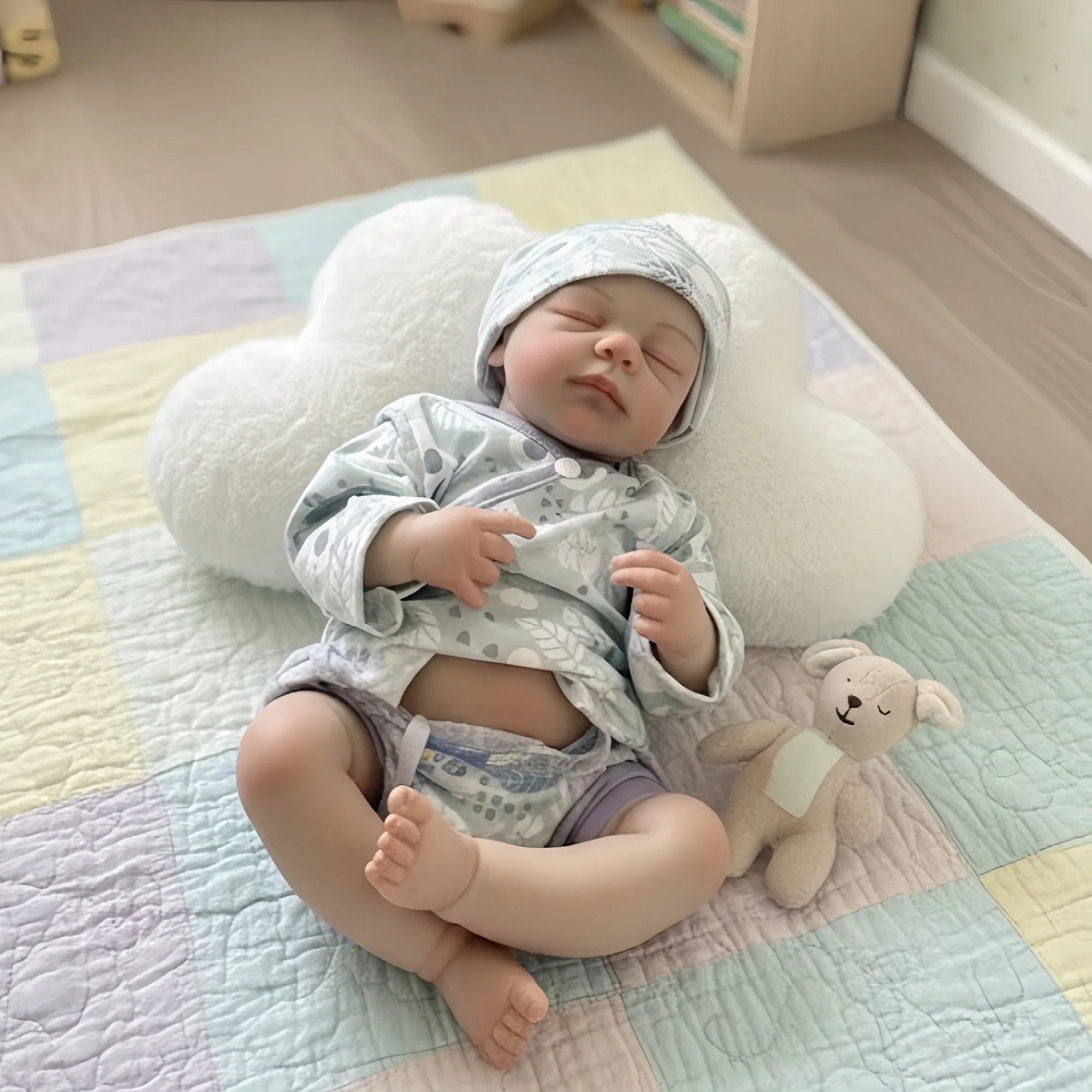 18 بوصة/45 سنتيمتر قابل للغسل تولد من جديد فتاة و دمى صبي مع شعر مطلي لمسة ناعمة الفينيل الجسم نابض بالحياة تولد من جديد دمية بيبي تولد من جديد دي سيليكونا