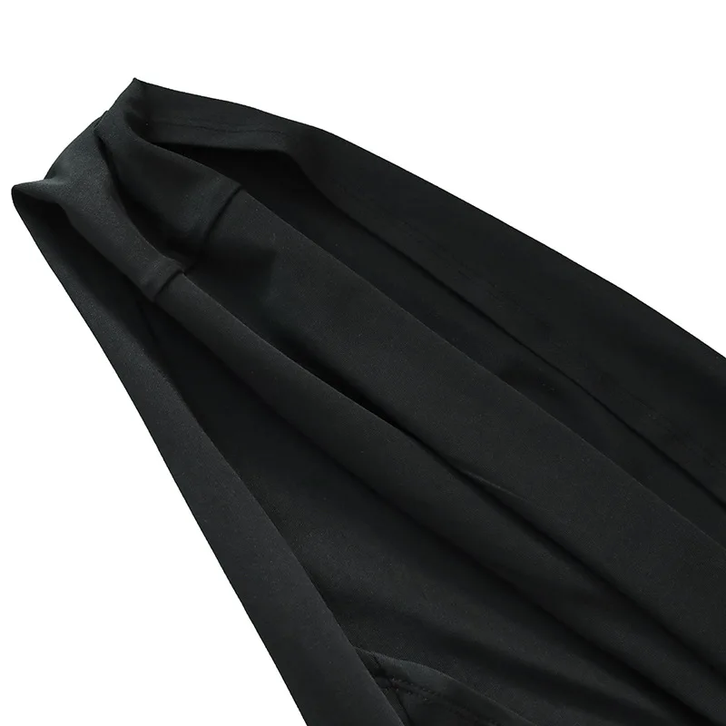 Women's One-Shoulder Sleeveless Maxi Dress Adjustable Scarf Loop Ruched Backless Bodycon Festival Party Outfit Elegant Long Gown