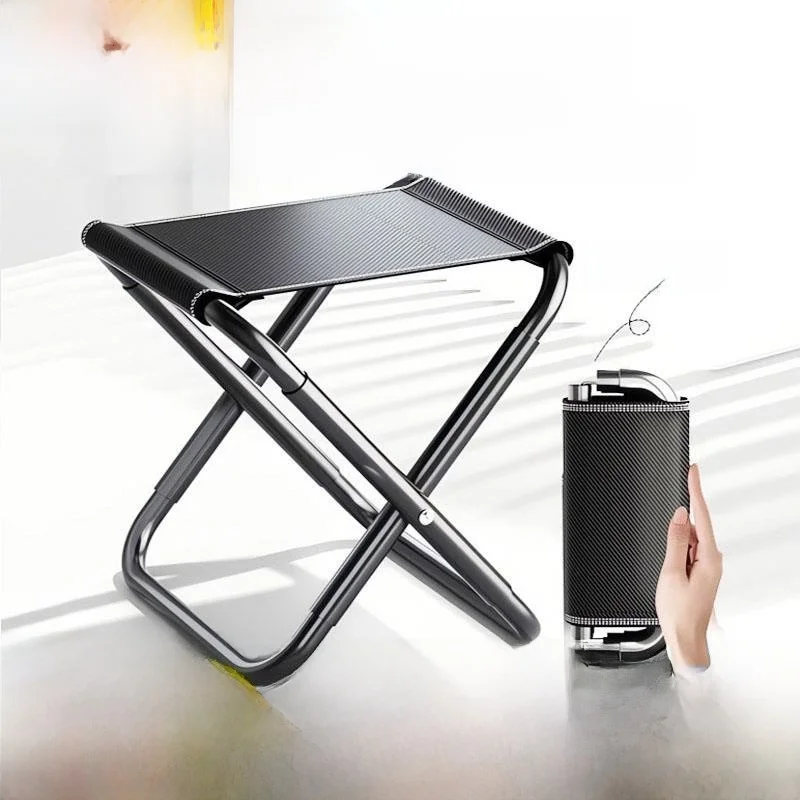 

Portable Outdoor Folding Chair Stool Travel Fiing Train Cact Cam Gear Low Ba Support Lightweight Picnic ing