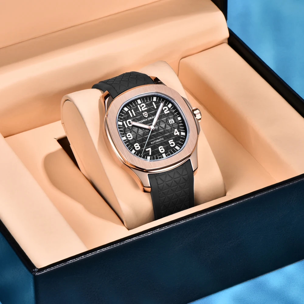 PAGANI DESIGN Luxury Men's Watch 2026 New Stainless Steel Mechanical Watches For Men Sapphire Crystal Automatic Waterproof Watch