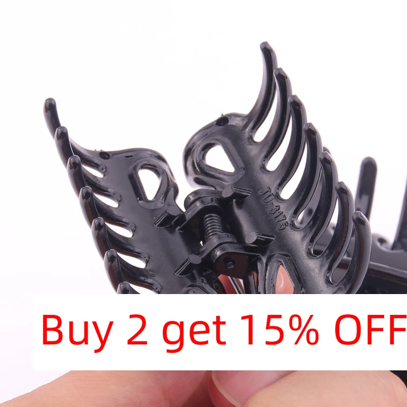 Butterfly Hair Claw for Women Environmental Plastic Crab for Hair Big Clamp for Ponytail Holder Strong Bite Force Hairdress