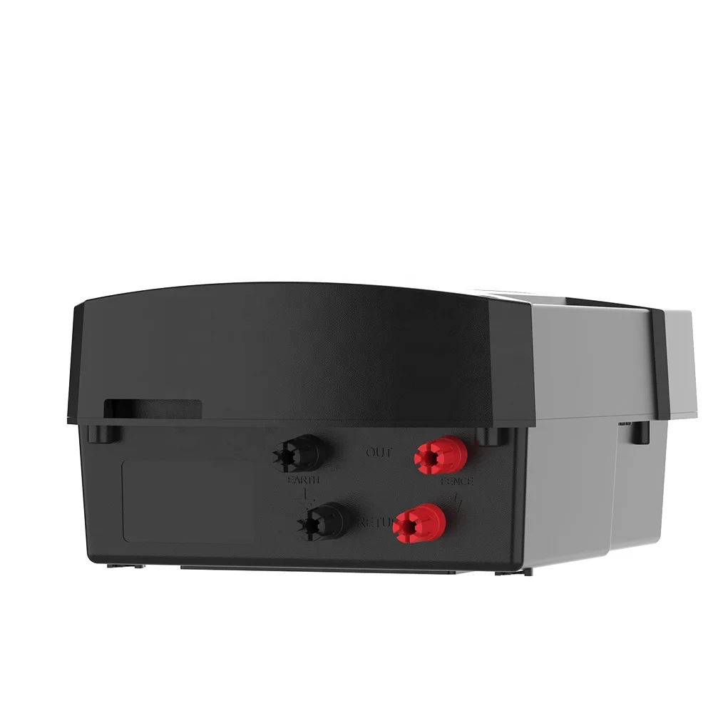 Smart WiFi SMS Electric Fence Energizer, High Voltage Pulse Fence Charger for Home Security Intrusion Alarm System