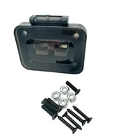 50A For Anderson Connector Battery Quick Connector Flush Mount Panel Base with Cover for Vehicle and Trailer Wiring Applications