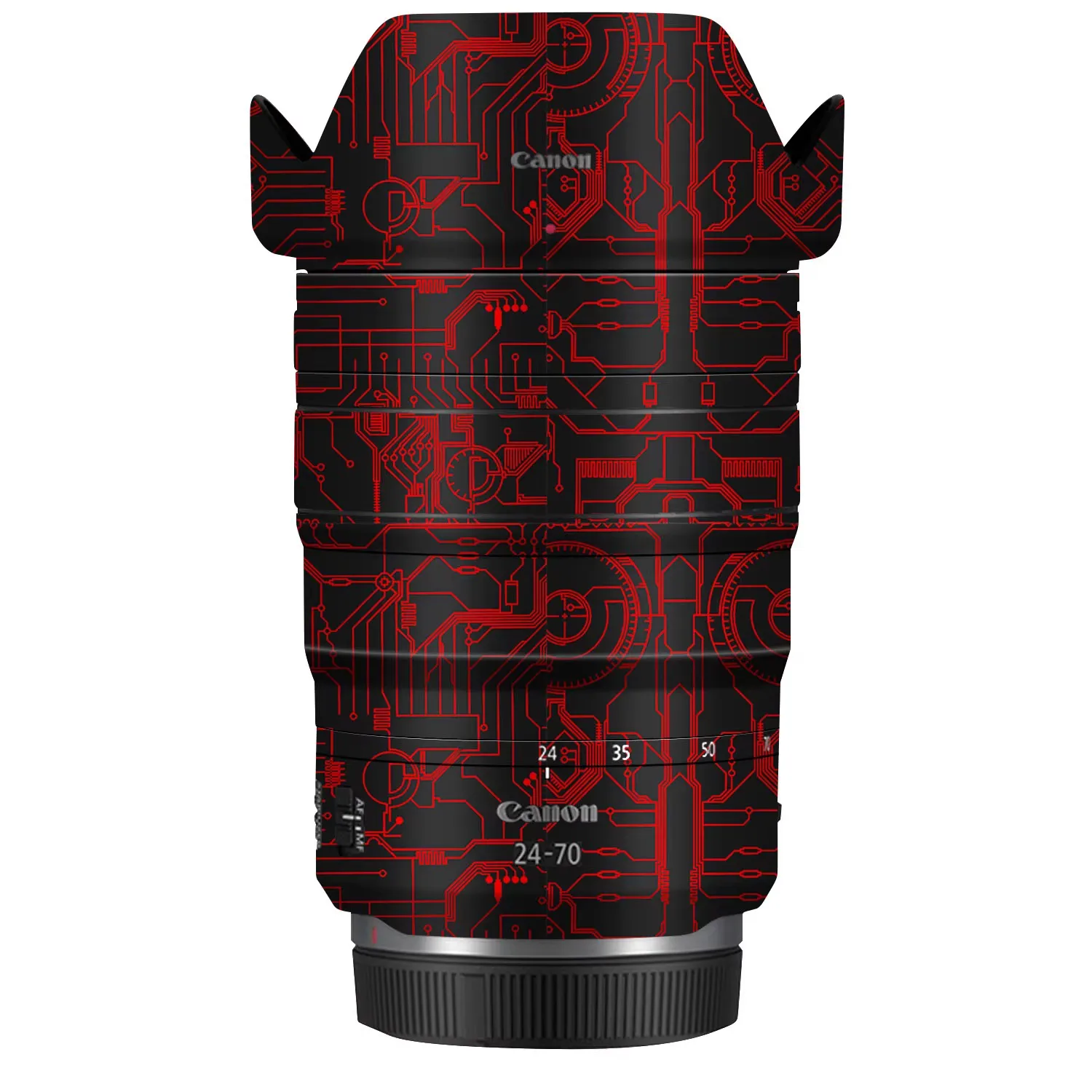 Защитная Наклейка против царапин, кожаная пленка для телефона F2.8 L IS USM, объектив камеры, сделанная на заказ, покрытие