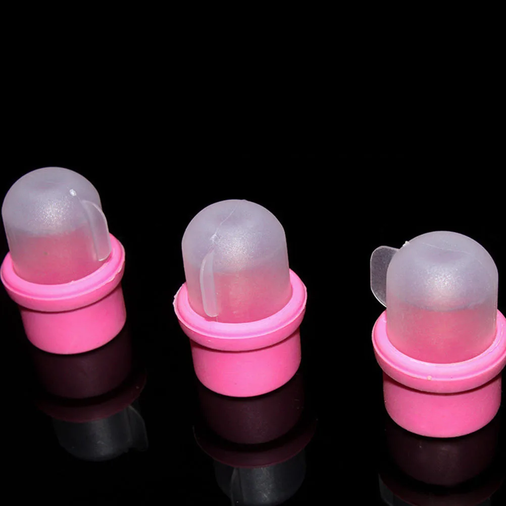 20Pcs Nail Soaker Covers Portable Soak Off Caps Comfortable Convenient DIY Nail Art Tool Convenient Soak Off Caps