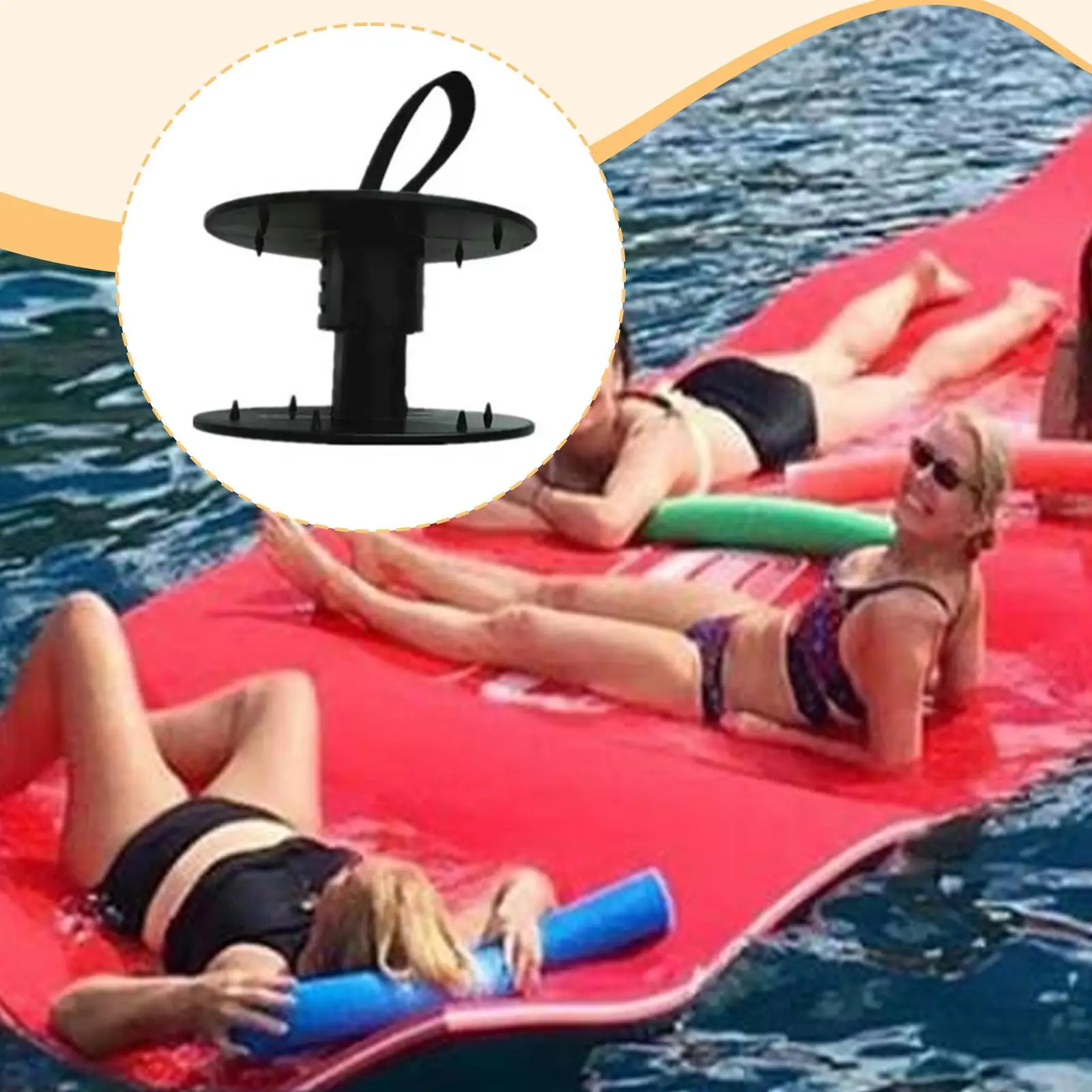 Water Mat Tether Replace Attachment for Swimming Boating Lake