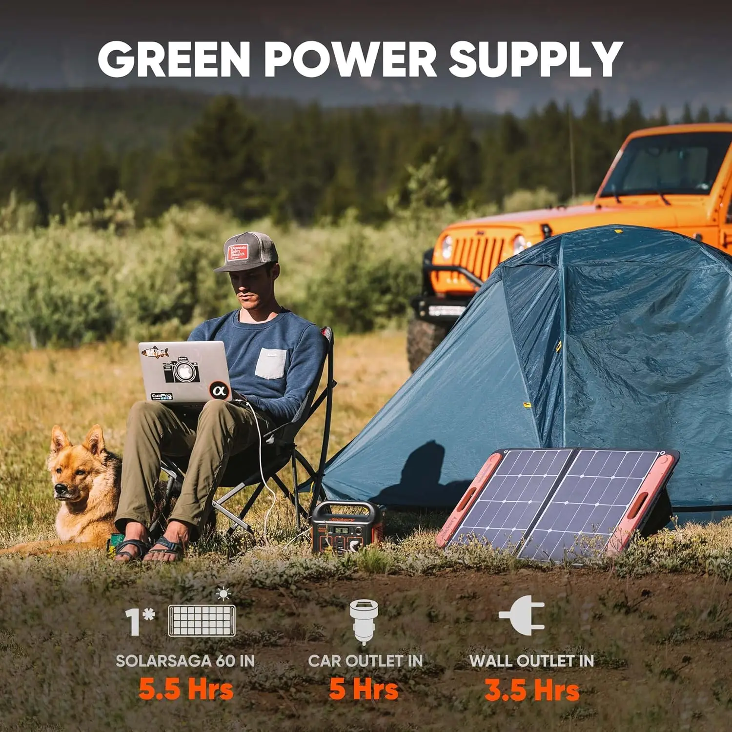 

Jackery Portable Power Station Explorer 240, 240Wh Backup Lithium Battery, 110V/200W Pure Sine Wave AC Outlet, Solar Generator