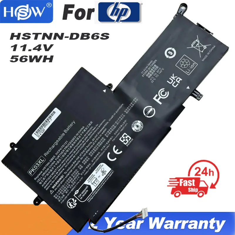 

PK03XL 789116-005 788237-2c3 Battery for HP Spectre X360 13-4002dx 13-4003dx 13-4005dx 13-4001dx 13-4100dx 13-4101dx 13-4102dx