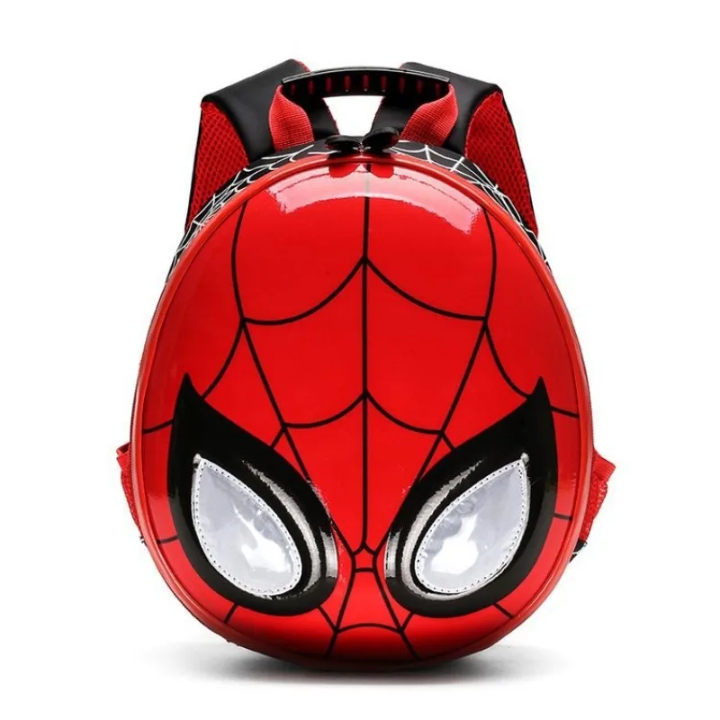 Mochila escolar para niños de Spiderman de Marvel, mochila creativa de cáscara de huevo de dibujos animados para niños, mochila para estudiantes de guardería, mochila de dibujos animados para salir