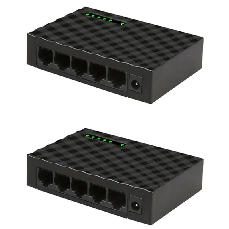

Сетевой коммутатор Superior-2X с 5 портами, 4-проводной RJ45 Gigabit Ethernet, 1000 Мбит/с, разветвитель, портативный LAN-коммутатор-хаб, вилка EU, черный