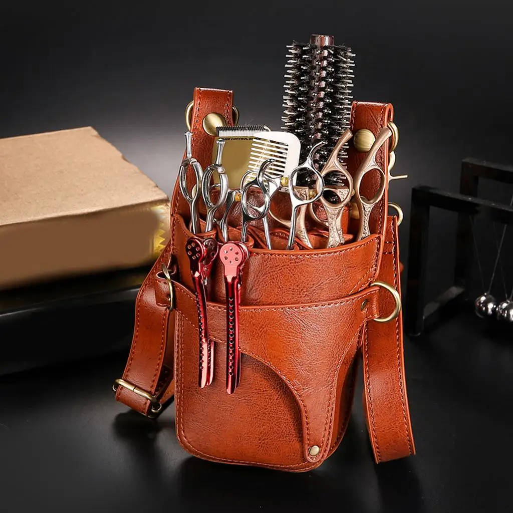 

Сумка-кобура для парикмахерских инструментов: ножницы, щипцы, триммеры, держатель для инструментов, сумка для стилиста