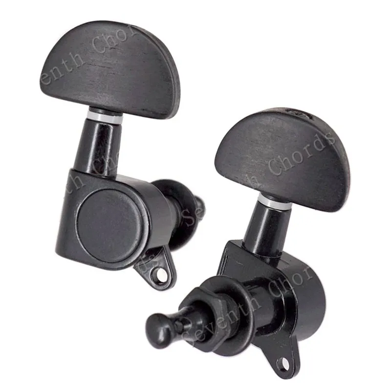 A Set Big Semicircle Handle Sealed Gear Tuning Pegs Tuners Machine Heads For Acoustic Electric Guitar Accessories