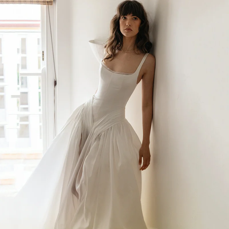 lorie-–-robe-de-mariee-elegante-en-mousseline-de-soie-bretelles-spaghetti-ligne-a-robe-de-bal-plissee-fente-laterale-personnalisee